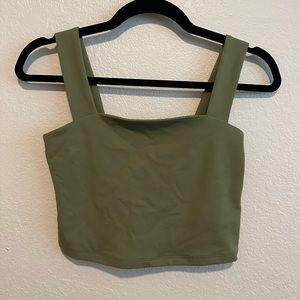 Abercrombie & Fitch Green Cropped Tank